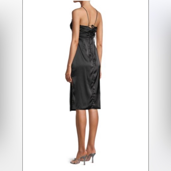 NWT DANIELLE BERNSTEIN CUTOUT HALTERNECK DRESS - Picture 3 of 8